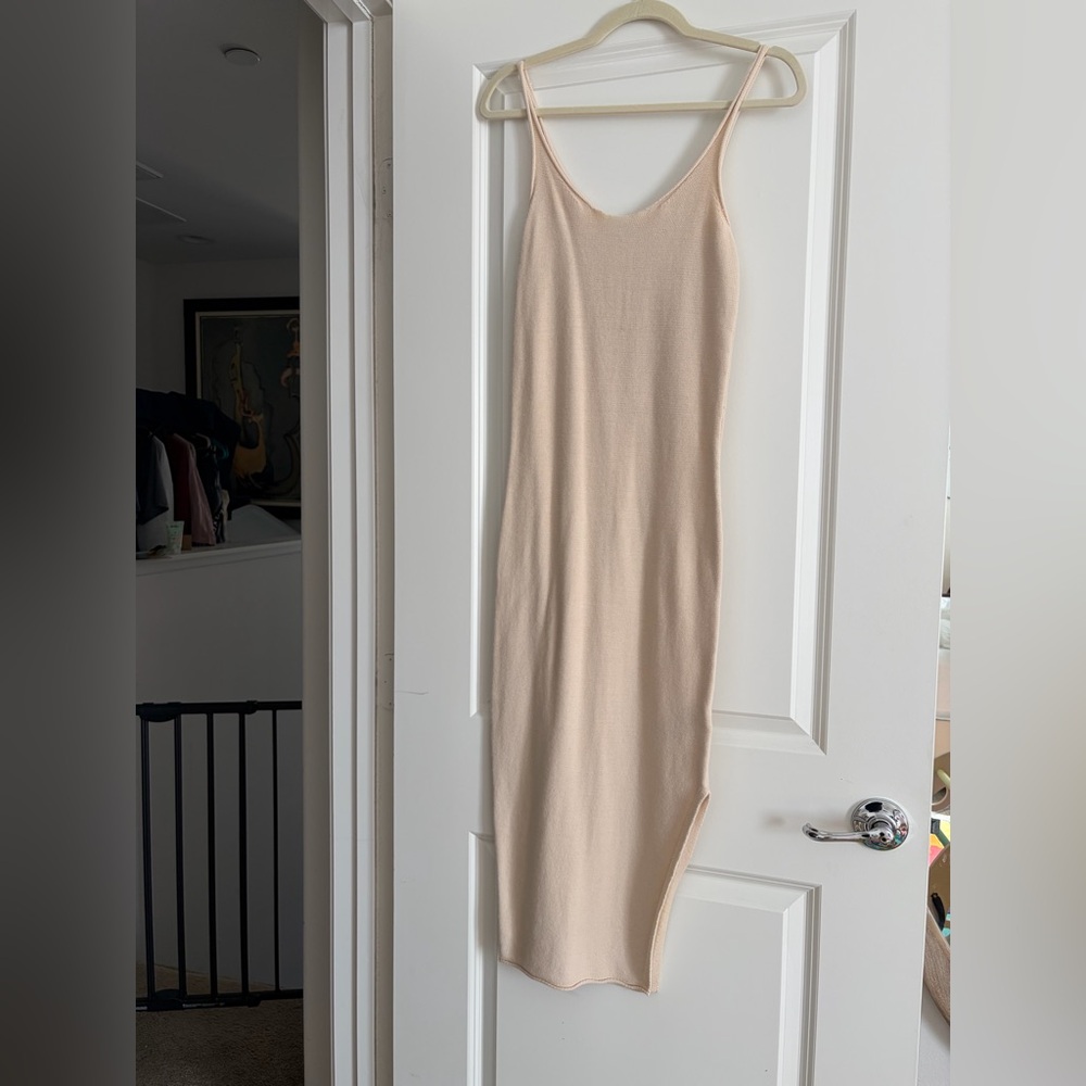 All Saints Cream Knit Top